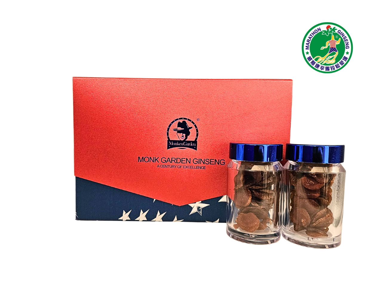 M919-60g - Monk Garden Premium Honey-Infused American Ginseng Slices